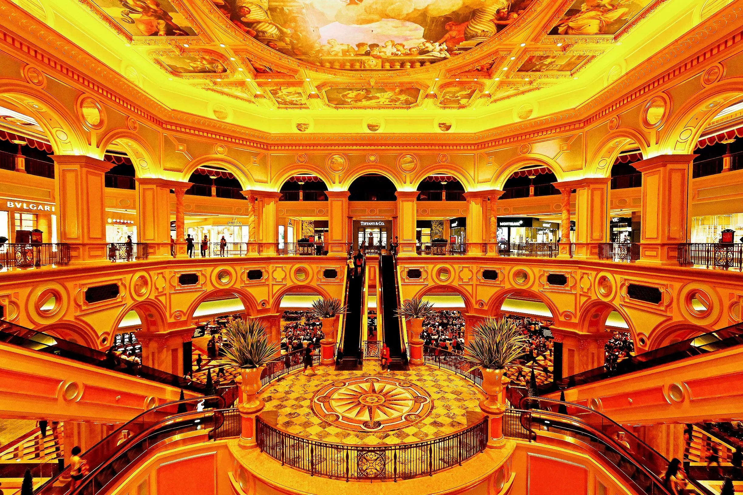 澳门赌场大厅实景